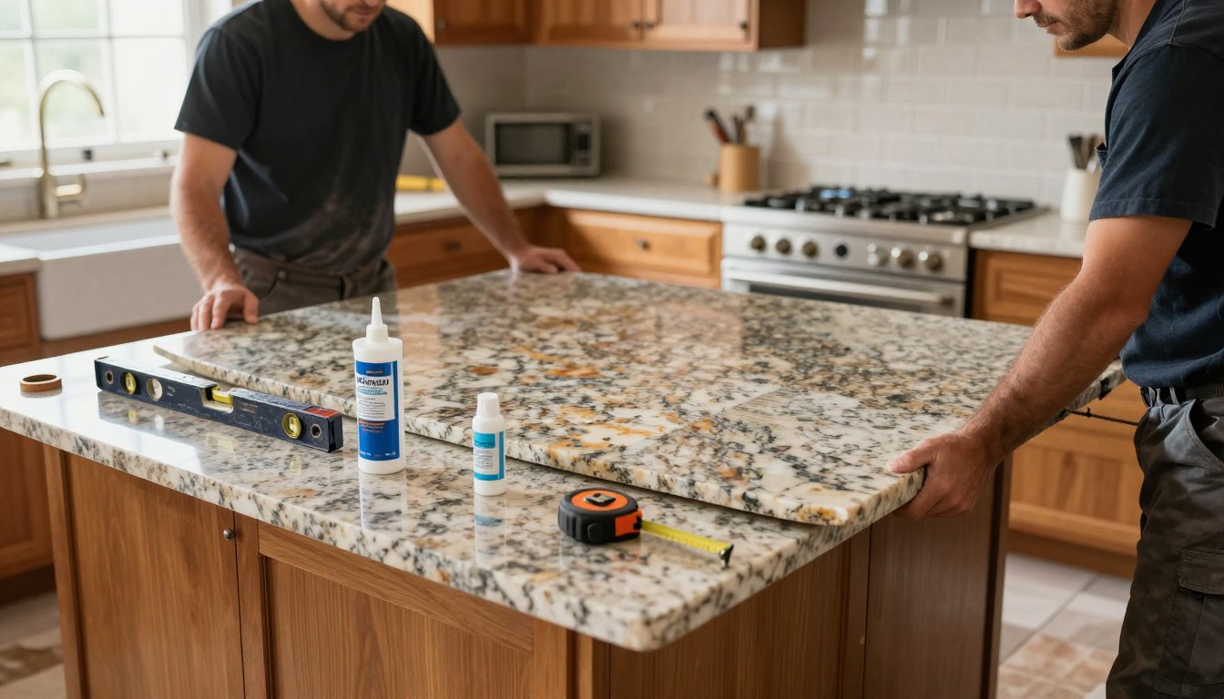 granite countertop installation process