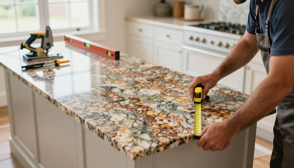 granite countertop installation process