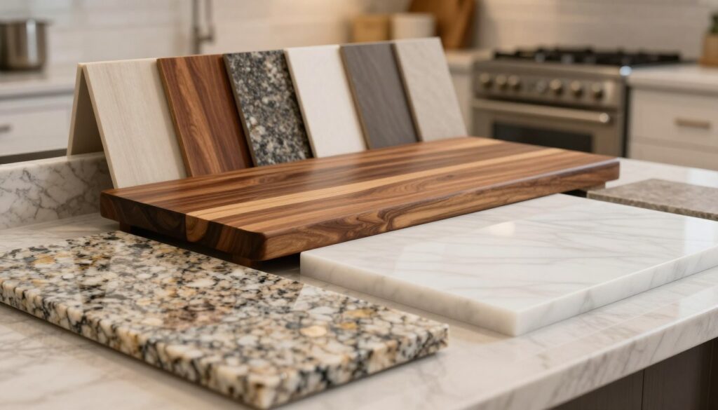kitchen countertop materials overview